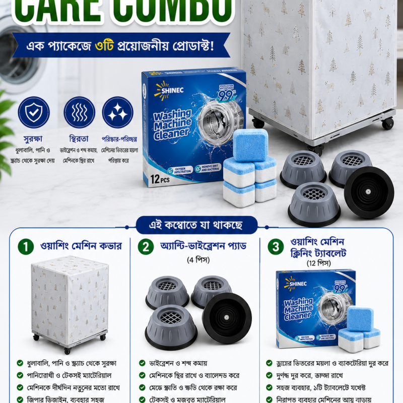ChatGPT Image ৩ আগ, ২০২৬, ০১_১৯_১৩ AM Washing Machine Care Combo
